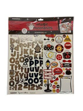 Creative Imaginations Magic Memories 12x12 Scrapbook Kit 229 Pcs Stickers Paper